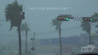 08-22-23 Padre Island, TX - Harold Makes Landfall - Flooding - Intense Winds