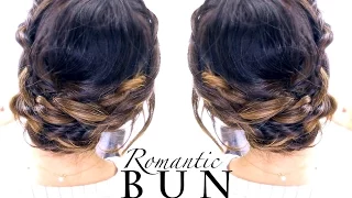 ★ Romantic BRAID BUN Hairstyle | Summer Updo Hairstyles