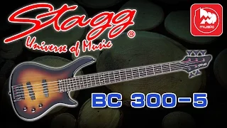 5-ти струнная бас-гитара STAGG BC300-5