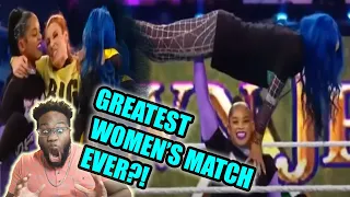 THIS MATCH BLEW ME AWAY! Sasha Banks vs Bianca Belair vs Becky Lynch - Crown Jewel 2021 FULL MATCH