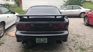 1999 Pontiac Firebird Trans Am LS1 Borla catback with electric cutouts open