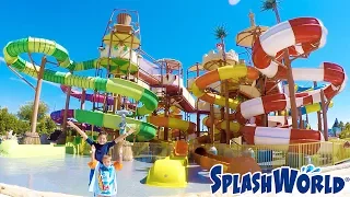 VLOG - INCROYABLES TOBOGGANS AQUATIQUES AU PARC SPLASHWORLD 💦