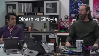 Dinesh vs Gilfoyle | Silicon Valley | All scenes Season 1-6