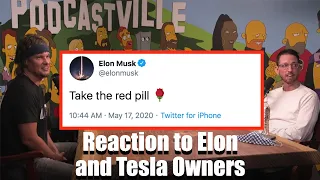 Reaction to Elon Musk Tweets and Tesla Owners