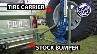 Monster Mike showcases the new products at the James Duff booth at the 2019 Bronco Super Celebration
