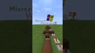 Windows Xp in Minecraft! #minecraft #windowsxp #noteblock #shutdown #shutup