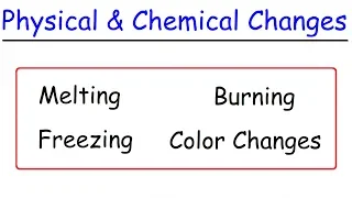 Physical and Chemical Changes