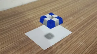 how to draw 3d illusion drawing on paper for beginners