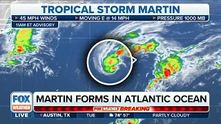 Tropical Storm Martin Forms In Atlantic