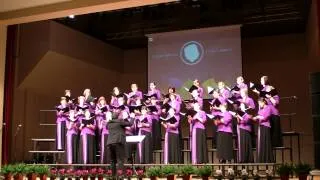 Female choir "Noktirne" performs "Es skanēšu" by Andris Kontauts