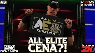 WWE 2K23 Universe Mode - All Elite Cena?! (Episode 2)