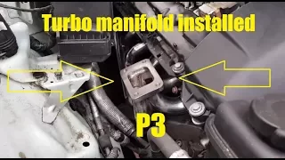 Bmw E39 M54 engine, turbo install P3