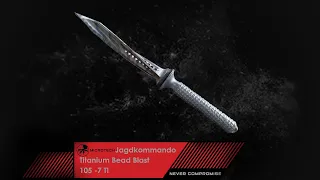 MICROTECH Jagdkommando Titanium Bead Blast 105 -7 TI