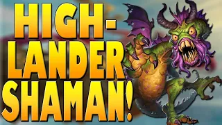 EZ LEGEND with Highlander Shaman! 67% Win Rate!! | Galakrond's Awakening | Hearthstone