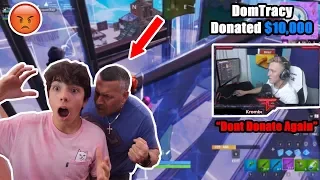 DONATING $10,000 TO TFUE WITH MY DADS CREDIT CARD! *HE WAS SO MAD*