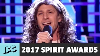 Andy Samberg Sings 'Still Alive' as Eddie Vedder | 2017 Spirit Awards