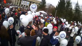 "Подними голову" Новосибирск - космический танец 12 апреля
