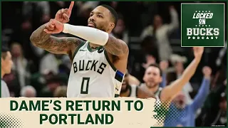 Previewing Damian Lillard's first return to Portland since being traded to the Milwaukee Bucks