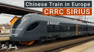 TRIP REPORT | CRRC Sirius | RegioJet | Ústí n. L. - Kolín | Chinese train in Europe | Business Class