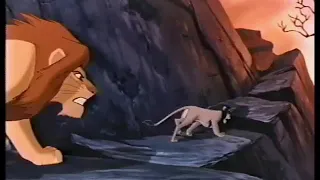 The Lion King (1995) VHS Simba vs Scar Happy Ending