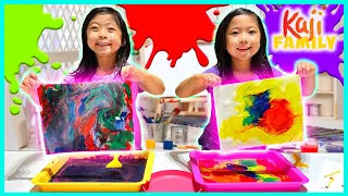 Marble Art Challenge with Emma and Kate!