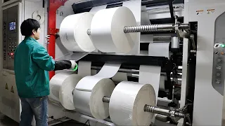 process of making Adhesive labels