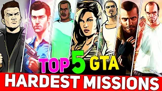 GTA Hard ஆன Missions | Hardest Missions in GTA Games