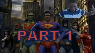 Justice League Heroes (PSP) Walkthrough Part 1 With Commentary