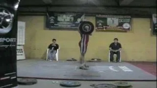 Levantamiento de pesas, campeonato de haletorofilia en chile  Clin and Yerk (envion) 140 Kg