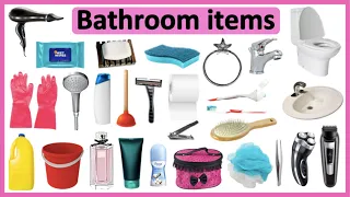 50+ BATHROOM ITEMS IN ENGLISH 🚽 🛁  | Improve vocabulary & pronunciation