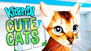Cat Owner Simulator VR! Cute Cats Everywhere! - Kitten'd Gameplay (HTC Vive)