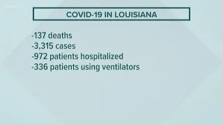 Louisiana Coronavirus Updates: 3,315 cases, 137 deaths