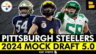 Steelers 7-Round Mock Draft: Draft Roman Wilson To Replace Diontae Johnson? | Steelers Draft Rumors