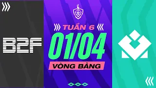 B2F GAMING vs MDH ESPORTS : CHIẾN THẮNG 3 SAO | VÒNG BẢNG 01/04 - ĐTDV MÙA XUÂN 2O23