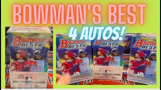 2021 Bowman's Best Hobby Box 4 Autos Per Box ** Awesome Product! **