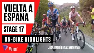 Vuelta a España 2021: Stage 17 On-Bike Highlights