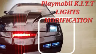 Playmobil Knight Rider lights mod and paint job.