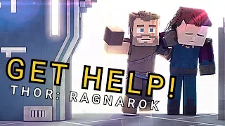 Thor: Ragnarok - GET HELP! (Minecraft Animation)