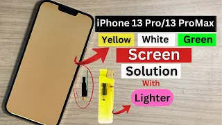 iPhone 13 Pro Max white screen solution ! How to fix iPhone stuck on white Screen with Lighter.