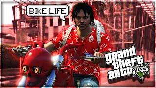 GTA 5 SCHOOL SENIOR YEAR IN DA HOOD EP. 128 - BIKE LIFE "WE STOLE HIS BIKE" (GTA 5 ROLEPLAY)