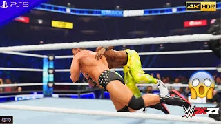 WWE 2K23 (PS5) - LA KNIGHT vs ASHANTE “THEE” ADONIS | SMACKDOWN, JULY 28, 2023 [4K 60FPS]