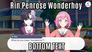 Rin Penrose says Wonderhoy