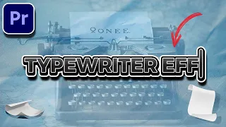 Typewriter Effect with Blinking Pointer Premiere Pro 2024