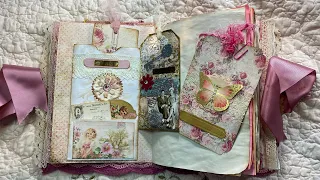Craft with me/Decorating our Shabby Journal