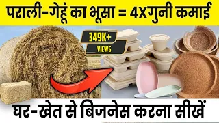 पराली-भूसा से biodegradable items बनाना सीखें | Wheat Straw | Rice Straw | Parali | agri business