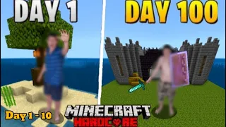 I Survived 100 Days in Hardcore Minecraft 1.20 - Ocean Only World (Days 1-10)