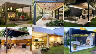 100 Modern Patio Design Ideas 2023 House Rooftop Pergola Design | Backyard Garden Landscaping ideas