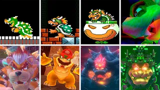 Evolution of Final Bosses in Super Mario Games (1985-2023)