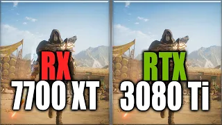 RX 7700 XT vs RTX 3080 Ti Benchmarks - Tested in 20 Games