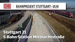 S-Bahn-Station Mittnachtstraße Stuttgart 21